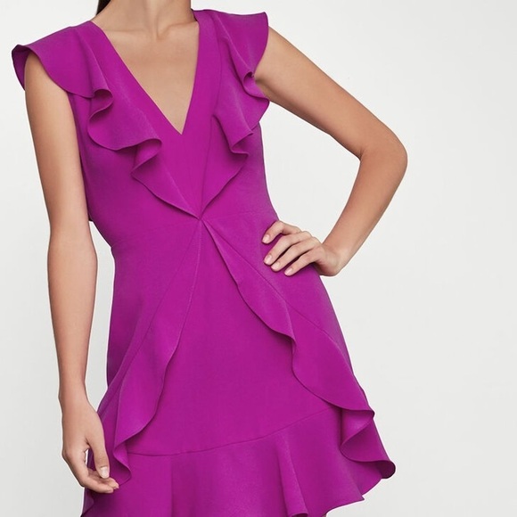 BCBGMaxAzria Dresses & Skirts - BCBGMaxAzria Ruffle Cocktail Dress
